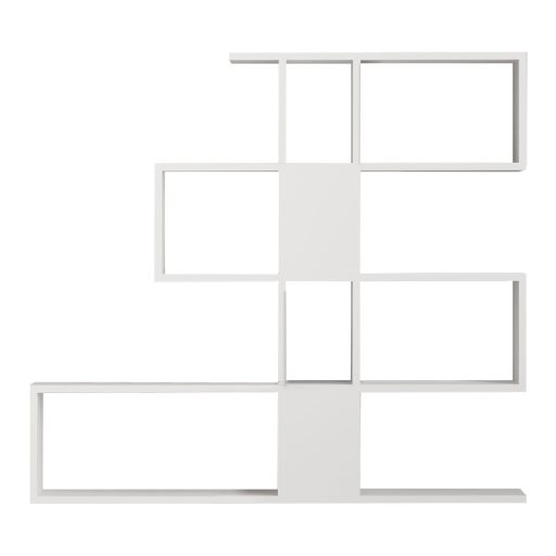 Raft asimetric modern 120x109x20cm alb