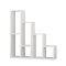 Set de suporturi pentru flori, Alb