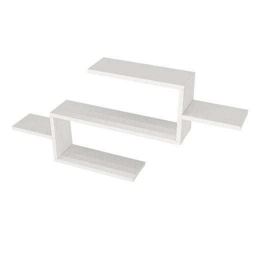 Raft suspendat 104x49.4x14.5cm Alb