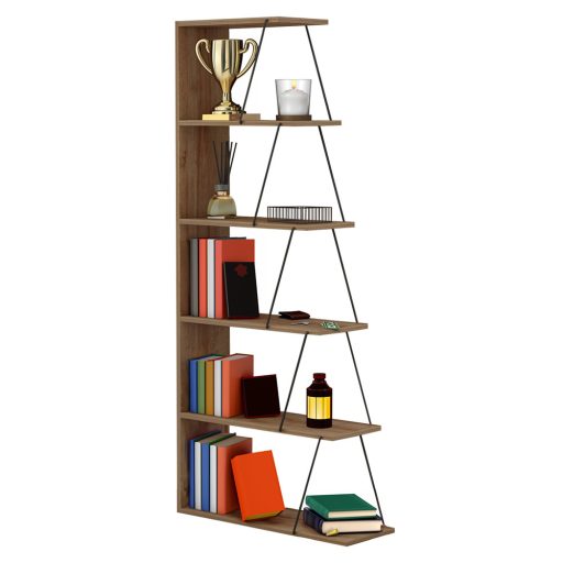 Raft de cărți din pin 150x50x22