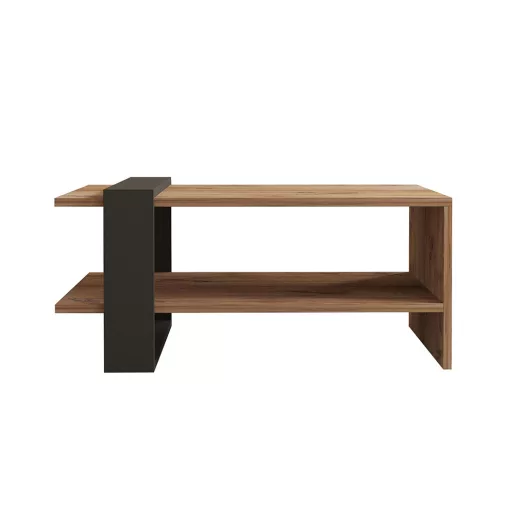 Masa de cafe 80x35x55cm, Stejar-Antracit