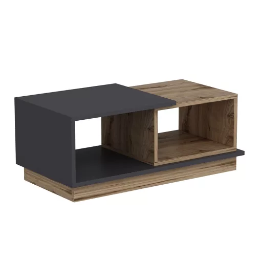 Masa de cafea 90x36x45cm, Antracit-Stejar