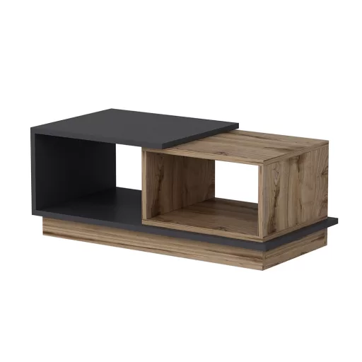 Masa de cafea 90x36x45cm, Antracit-Stejar