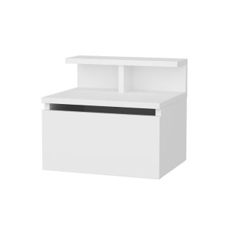 Noptieră Montată pe Perete 39.8x31.9x35cm, Alb