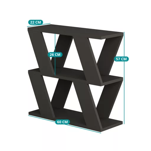 Mese lateral 60x57x22cm, Antracit