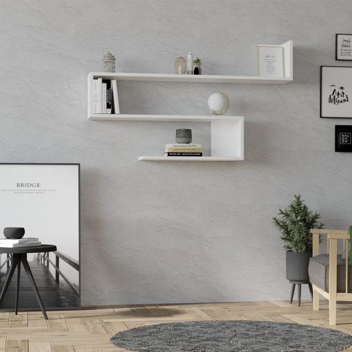 Raft Suspendat 120x71x20cm, Alb