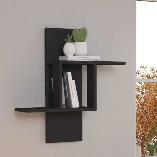 Raft suspendat 70x64x20cm, Antracit