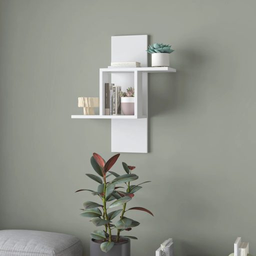 Raft de Perete 70x64x20cm, Alb