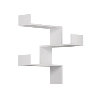 Raft de colț 60x90x60cm, Alb