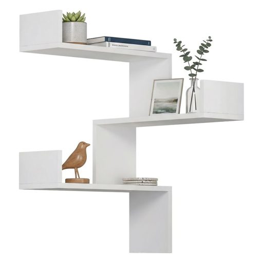 Raft de colț 60x90x60cm, Alb