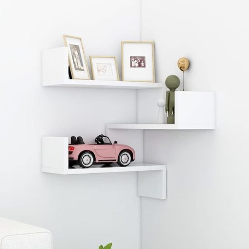 Raft de colț 60x90x60cm, Alb