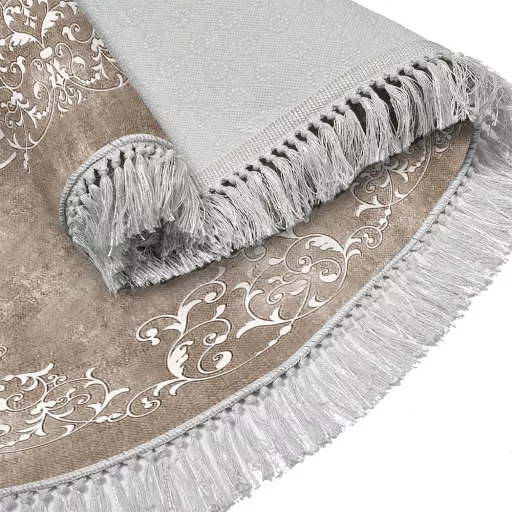 set de covoare pentru baie, 2 piese, bej