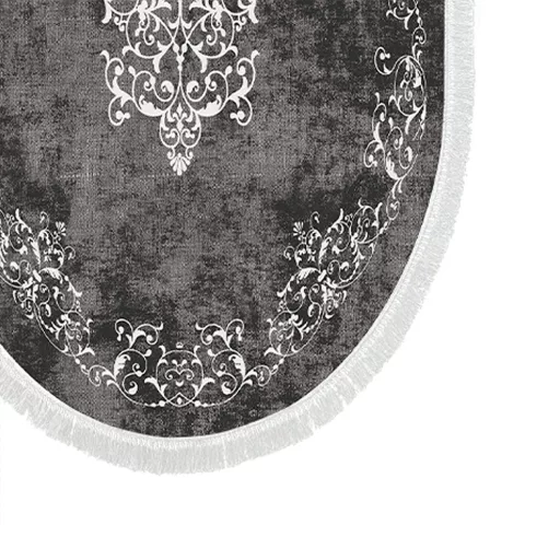set de covoare de baie din 2 piese, gri