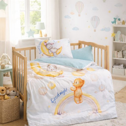 Set de lenjerie pentru copii 100x150cm, design cu urs