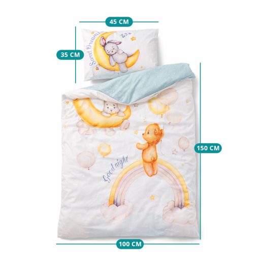 Set de lenjerie pentru copii 100x150cm, design cu urs