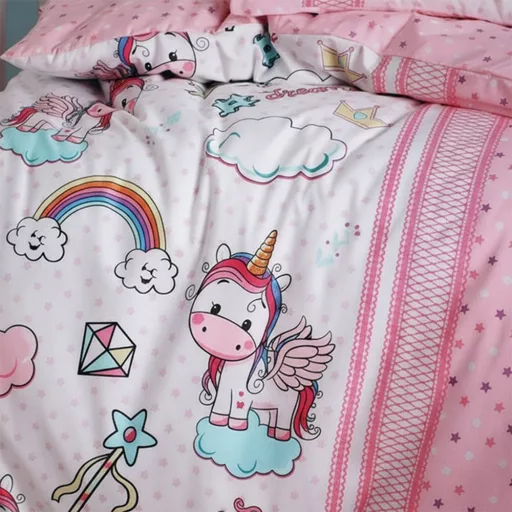 Set de lenjerie pentru copii 100x150cm, Unicorn