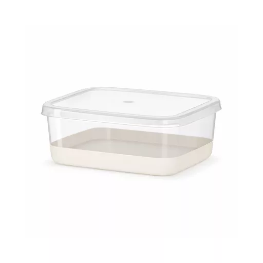 Set de depozitare pentru alimente, 14 piese, gri
