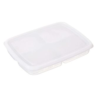   Set de cutii de depozitare pentru alimente cu 4 compartimente, 12 bucăți