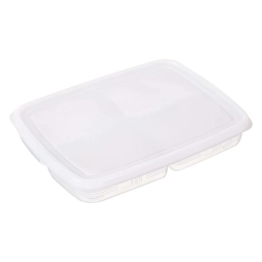 Set de cutii de depozitare pentru alimente cu 4 compartimente, 12 bucăți