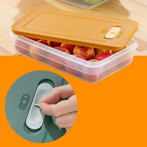 Set de cutii de depozitare alimentară ventilate, 9 piese