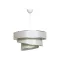 Lampă de Tavan Spiralată, Bej-Silver
