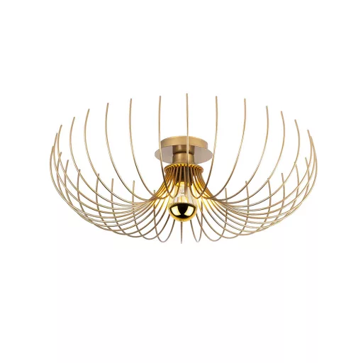Lampă de Tavan Modernă din Metal Aurit