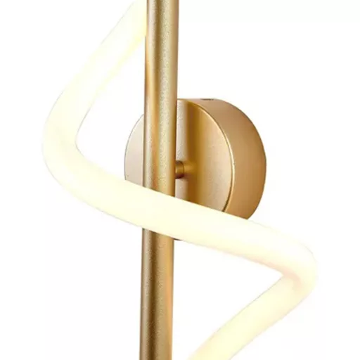 Lampă de perete LED în formă de spirală