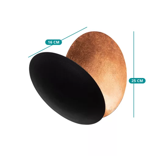 Lampă de perete design Soare–Lună