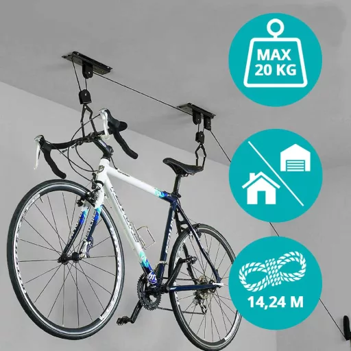 Lift suspendat bicicleta
