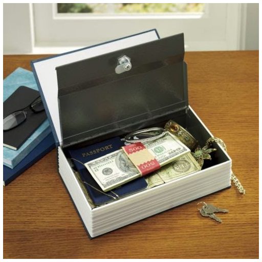 Caseta de valori tip carte