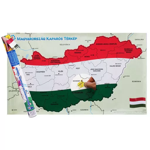 Harta de Zgârietură a Ungariei