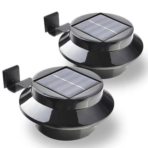 Lampa solara-negru