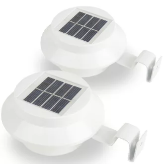 Lampa solara-alb
