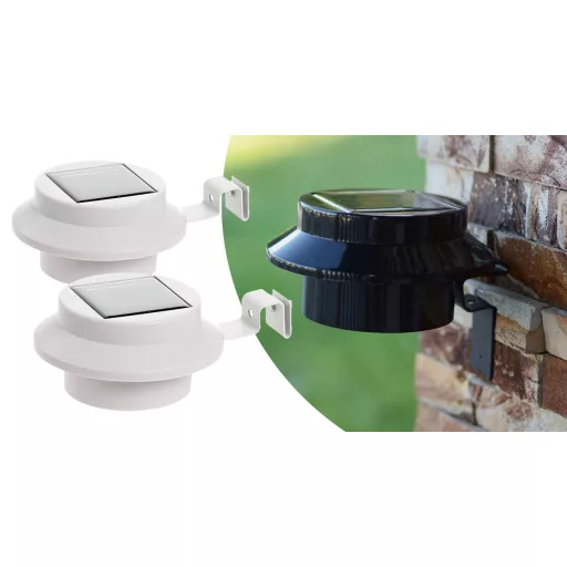 Lampa solara in 2 culori-1 pereche