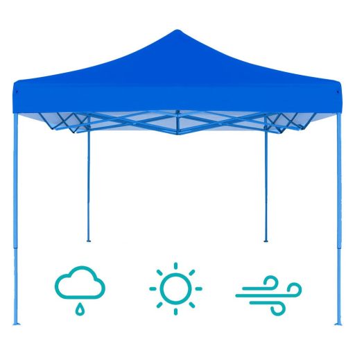 Pavilion pliant 2,9x2,9m-albastru