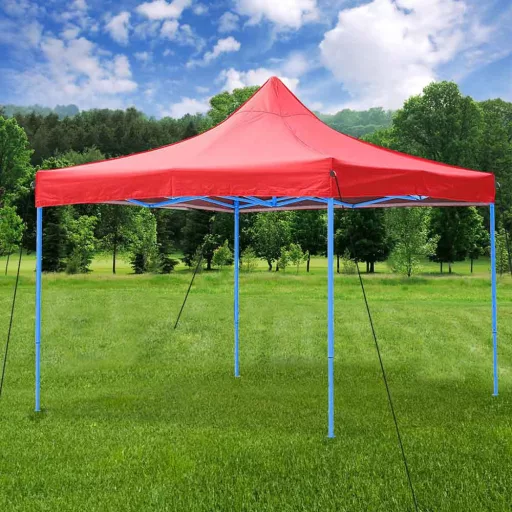 Pavilion pliant 2,9x2,9m-rosu