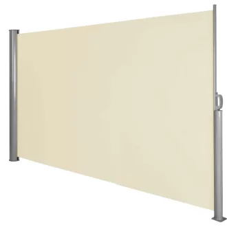 Paravan solar retractabil-bej-simplu