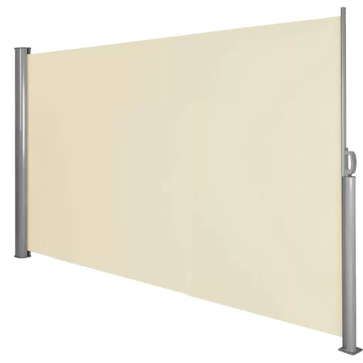 Paravan solar retractabil-bej-simplu