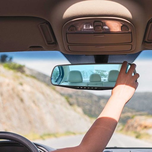 Camera video trafic si marsarier tip oglinda retrovizoare