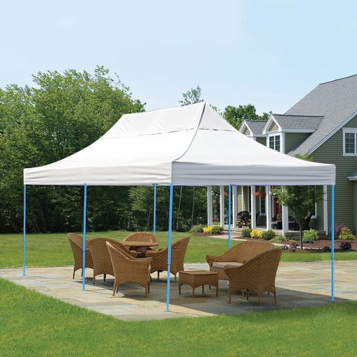 Pavilion pliant 2,9x5,7m-alb