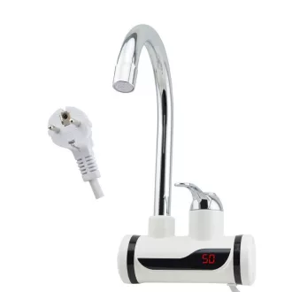   Robinet incalzitor de apa cu afisaj LED - racordare la perete, orizontala