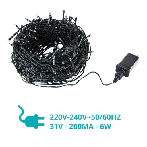 Ghirlanda luminoasa cu LED-480 LED-uri-alb cald