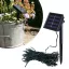 Ghirlanda luminoasa solara pentru gradina cu 100 LED, alb-rece, 10m