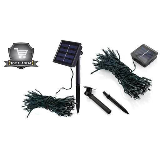 Ghirlanda luminoasa solara pentru gradina cu 100 LED
