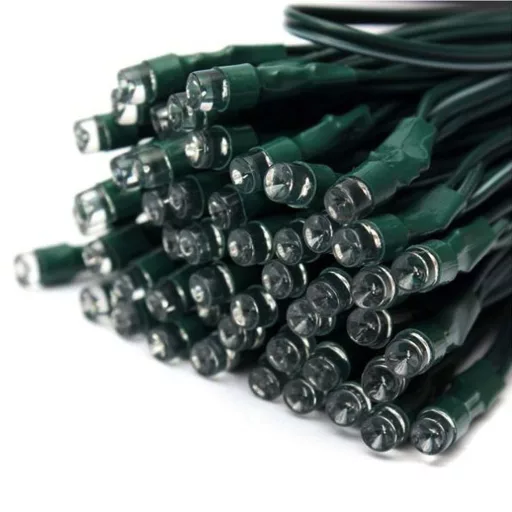 Ghirlanda luminoasa solara pentru gradina cu 100 LED, alb-rece, 20m