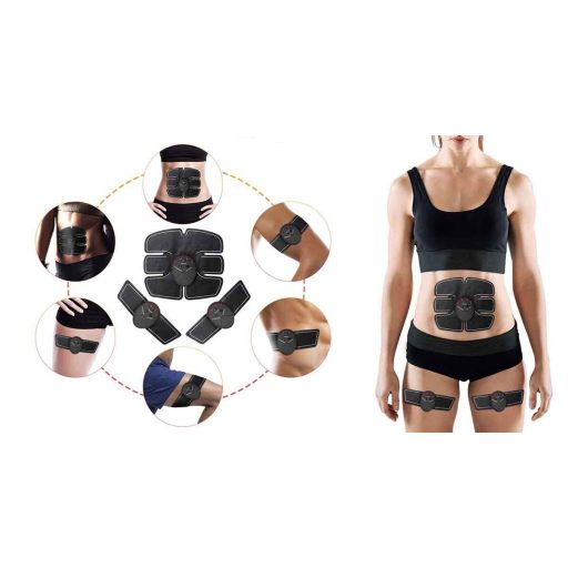 Aparat fitness cu electrostimulare pentru abdomen si brate