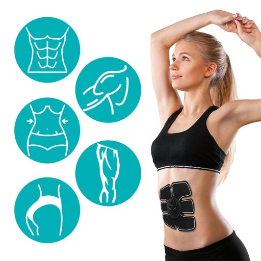 Aparat fitness cu electrostimulare pentru abdomen si brate