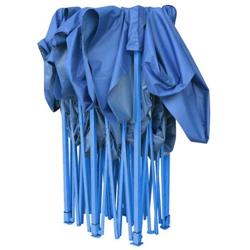 Pavilion albastru 2,9m cu pereti laterali si geanta de transport