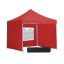 Pavilion rosu 2,9m cu pereti laterali si geanta de transport