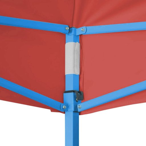 Pavilion pliant 2,9x4,25m-rosu, cu geanta de transport